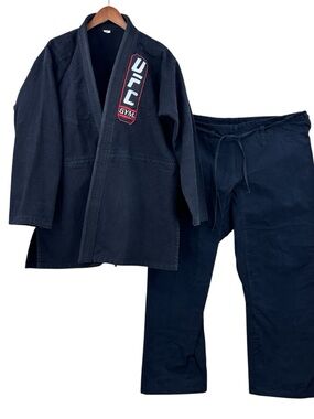 UFC BJJ Gi Brazilian Jiu Jitsu Kimono Uniform Black